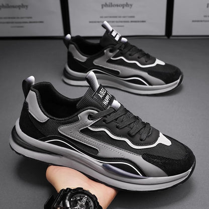 Sapatos masculinos de trabalho de proteção laboral, sapatos de trabalho para estaleiro novo de construção de verão 2024, sapatilhas desportivas Agan de malha com sola grossa e antiderrapantes