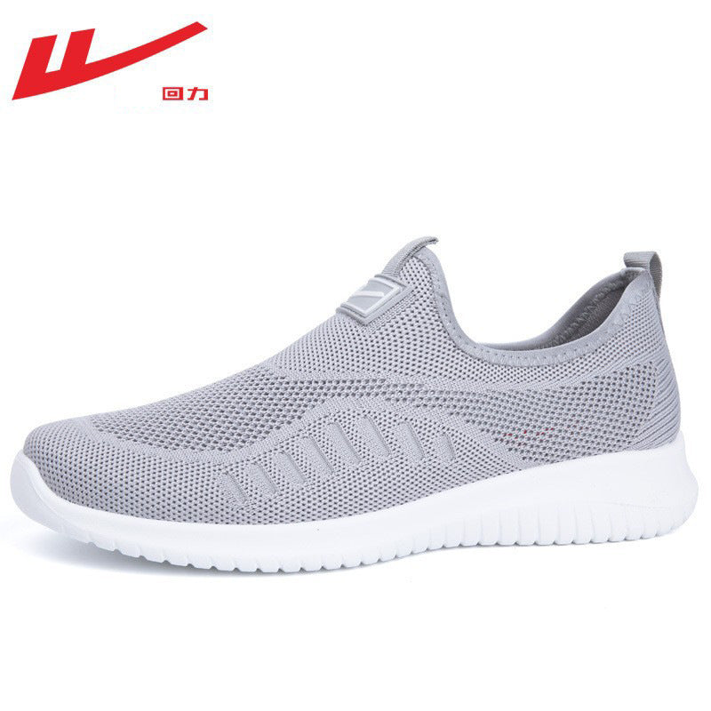 Sapatos Warrior Confortáveis para Caminhada Unissex, Leves e Respiráveis de Uma Camada Novos Sapatos Desportivos Pretos de Verão