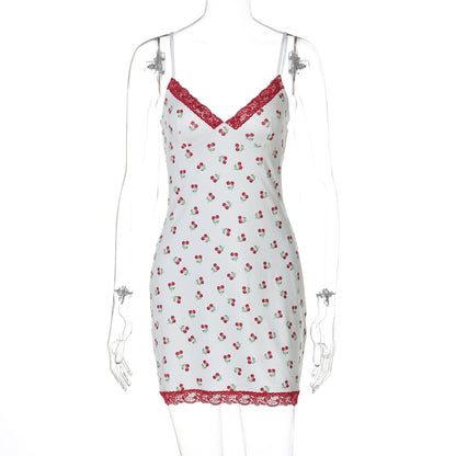Vestido de camisola de moda de retalhos com padrão de renda com padrão de retalhos europeu e americano 2026 para mulheres