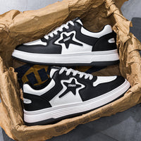 Novos ténis masculinos, 2025 novos sapatos casuais de sola grossa para outono, sapatos versáteis para desporto juvenil e na moda