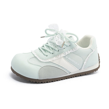 Os novos ténis de treino alemães em pele baixa da Warrior, sapatos femininos elegantes, versáteis e confortáveis, sapatos de ballet estilosos e visualmente apelativos