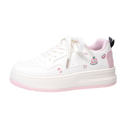 Sapatos femininos confortáveis e versáteis da moda Warrior, ténis de estética alta primavera 2026, sapatos casuais estilo estilo coreano estilo academia