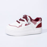 Novos sapatos plataforma Warrior com sola grossa, sapatos confortáveis com alongamento das pernas, sapatos simples e versáteis, sapatos femininos de exterior a grosso
