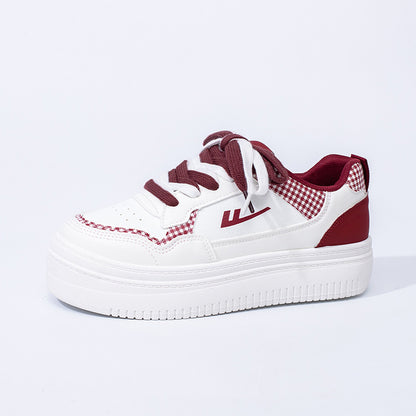Novos sapatos plataforma Warrior com sola grossa, sapatos confortáveis com alongamento das pernas, sapatos simples e versáteis, sapatos femininos de exterior a grosso