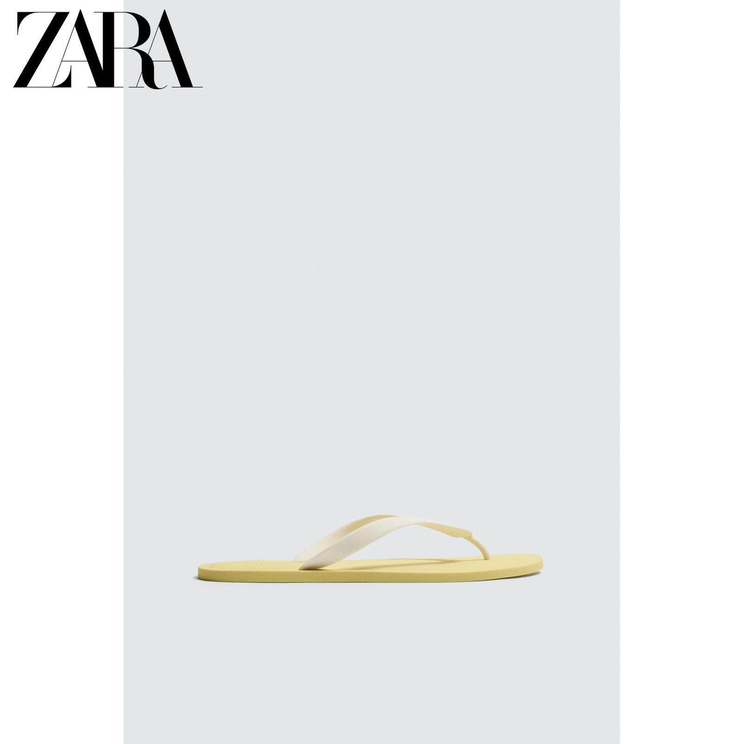 ZARA 2026 Verão Novo Sapatos Masculinos, Material Elástico, Sandálias Rasteiras Confortáveis com Detalhes, 2796720 300