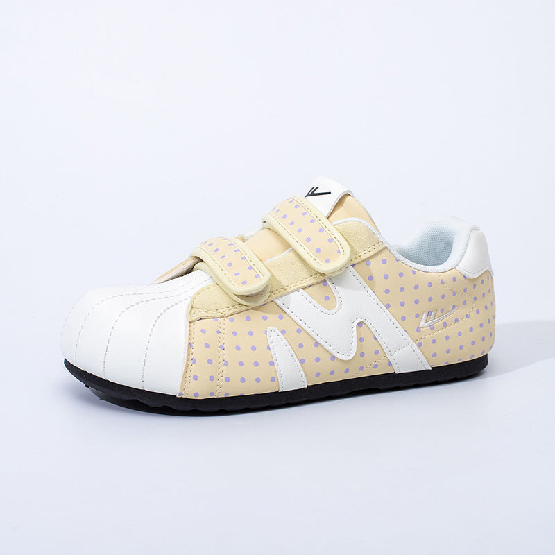 Warrior, versátil, retro, giro Velcro Dexun, sapatos casuais casuais e casuais na moda, mulheres coreanas solteiras de alto valor