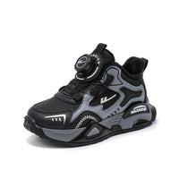 Os novos sapatos desportivos de lã forrados em couro com blocos de cor da Warrior, sapatos casuais confortáveis para o exterior de alta estética, sapatos infantis de algodão da moda e versáteis