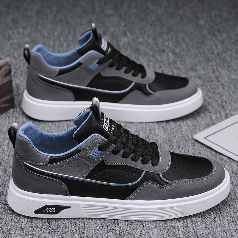 Sapatos masculinos de trabalho, novos sapatos de tábua respiráveis para a primavera de 2024, sapatos casuais versáteis e modernos para homem, ténis desportivos, sapatos modernos para homem