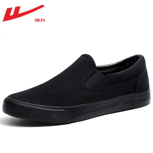 Sapatos minimalistas de tecido fáceis de gerir da Warrior para o outono, sapatos novos de uma perna, sapatos pretos de pai de meia-idade