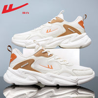 Sapatos masculinos de desporto ligeiro Warrior Student, sapatos casuais de rede premium respiráveis, sapatos coreanos de caminhada de exterior modernos e fixes à venda por grosso