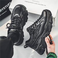 Calças masculinas, sapatos de pai, sapatos brancos desportivos ao estilo Hong Kong, sapatos modernos, sapatos casuais baixos e versáteis da moda na primavera