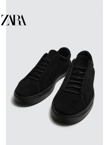 Tênis masculino leve com cadarço e detalhes em camurça, lançamento da coleção de verão 2026 da ZARA (código: 2209720 800).