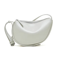 Malas femininas 2026 nova mala de mulher em pele genuína, bolsa para bolinhos, mala preguiçosa em forma de lua crescente, mala cruzada de ombro simples de grande capacidade