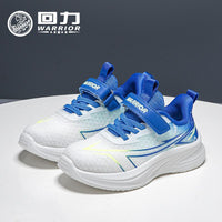Os novos sapatos infantis versáteis e na moda da Warrior, sapatos casuais confortáveis com blocos de cor, sapatos desportivos de exterior de alta aparência e adesivo frio