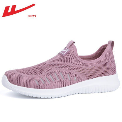 Sapatos Warrior Confortáveis para Caminhada Unissex, Leves e Respiráveis de Uma Camada Novos Sapatos Desportivos Pretos de Verão