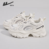 Sapatos femininos Warrior respiráveis e de sola grossa, sapatos simples de pai, sapatos de estudante pequenos, frescos e enérgicos, sapatos casuais da moda