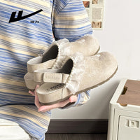 Os novos sapatos Birkenstock da Warrior, modernos, versáteis e confortáveis, sapatos femininos simples de cor sólida, sapatos casuais coreanos de alto valor