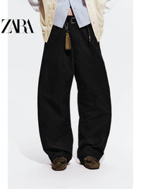 ZARA 2026 Primavera/Verão Sapatos Masculinos, Detalhes em Camurça, Cadarço, Leves, 2292720 707