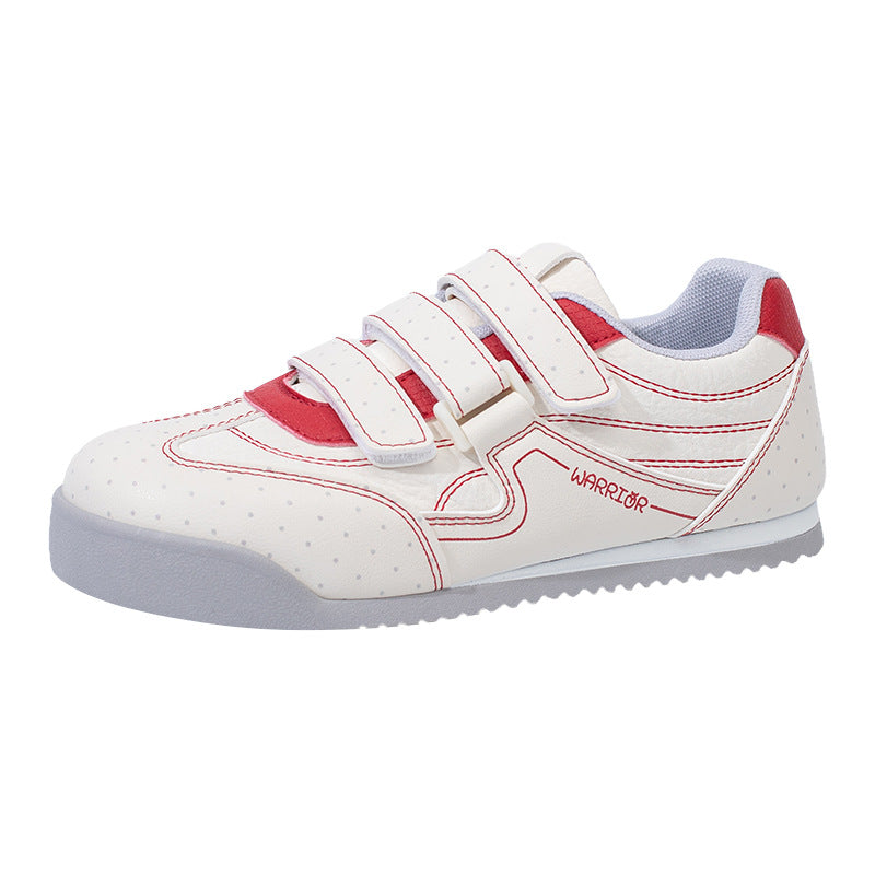 Os novos sapatos de treino morais, confortáveis e versáteis da Warrior, sapatos simples femininos com blocos de cor e design de alto valor, sapatos casuais simples e modernos