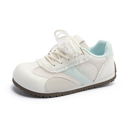 Os novos ténis de treino alemães em pele baixa da Warrior, sapatos femininos elegantes, versáteis e confortáveis, sapatos de ballet estilosos e visualmente apelativos