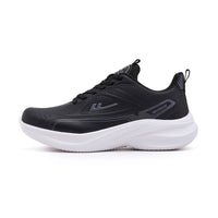 Os novos ténis de primavera da Warrior, sapatos pretos de sola grossa que aumentam a altura, sapatos femininos de viagem de exterior simples e versáteis de cor sólida
