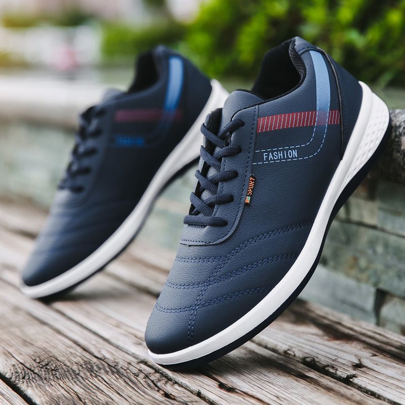 Novos Sapatos Masculinos da Primavera 2024: Sapatos Casuais da Moda Coreanos, Sapatos Desportivos Respiráveis com Sola Macia, Sapatos Brancos, Ténis Masculinos