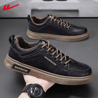 Sapatos casuais confortáveis de sola grossa para homem Warrior, novos ténis de moda de rede de verão com rede respirável, ténis versáteis e modernos