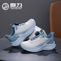 Sapatos de rapaz e rapariga Warrior fashionable e versáteis, sapatos desportivos confortáveis com blocos de cor, sapatos casuais para viagens ao ar livre, adesivo frio