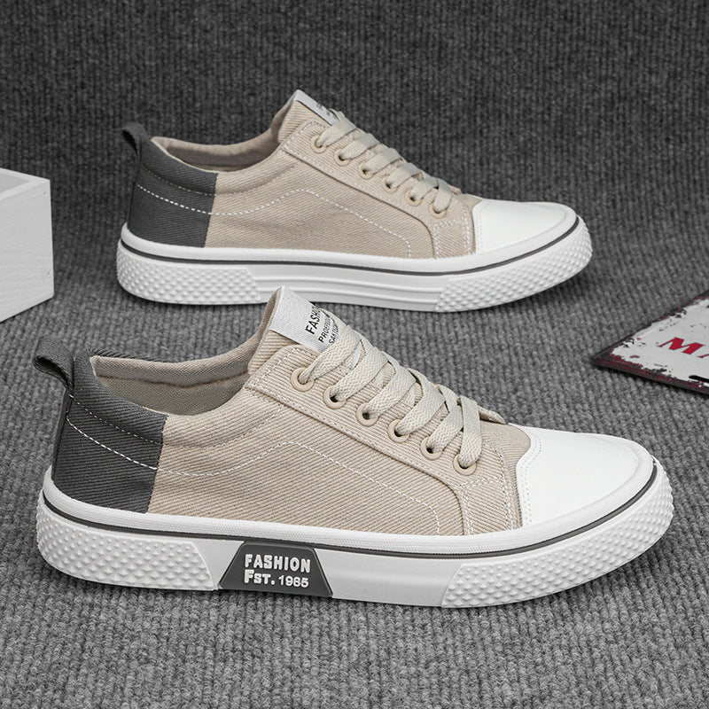 Novo Ténis de skate Respiráveis e Versáteis Respiráveis Masculinos De Verão 2025, Calçado Desportivo Casual Casual de Lona