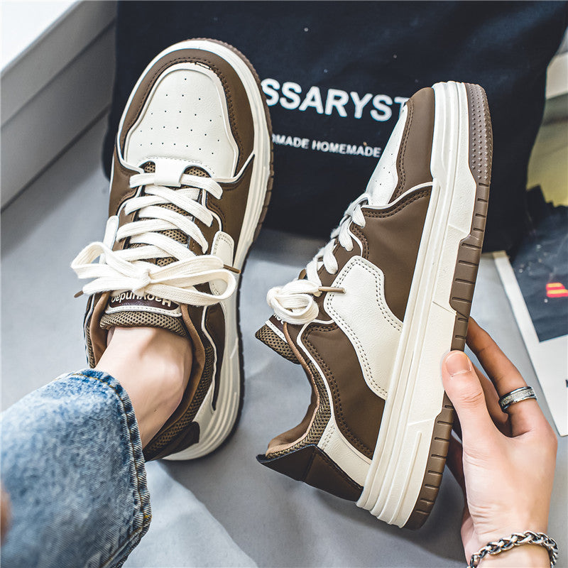 Sapatos Masculinos de Verão 2024: Sapatos Famosos na Internet, Ténis Estudantis Modernos e Versáteis de Nicho para Estudantes no Instagram, Ténis Masculinos de Sola Grossa