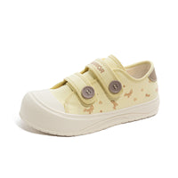 Os novos sapatos de lona estilosos e estéticos da Warrior 2026, sapatos simples fofos com blocos de cor em velcro, sapatos femininos elegantes e versáteis