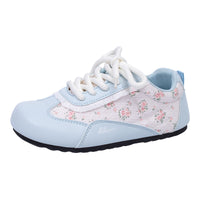 Sapatos casuais versáteis e de alto valor com blocos de cor Warrior, sapatos femininos coreanos elegantes e giros, sapatos de treino moral baixos e estilosos