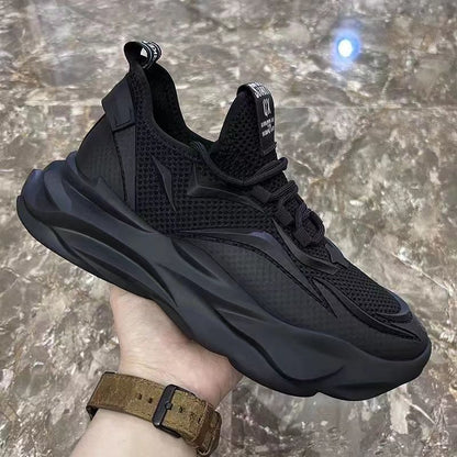 Sapatos de Homem 2024 Verão Novo Sapatos de Pai Respiráveis Sapatilhas de Rede Versáteis Modernos Versáteis Desportivos Casuais de Rede Masculino