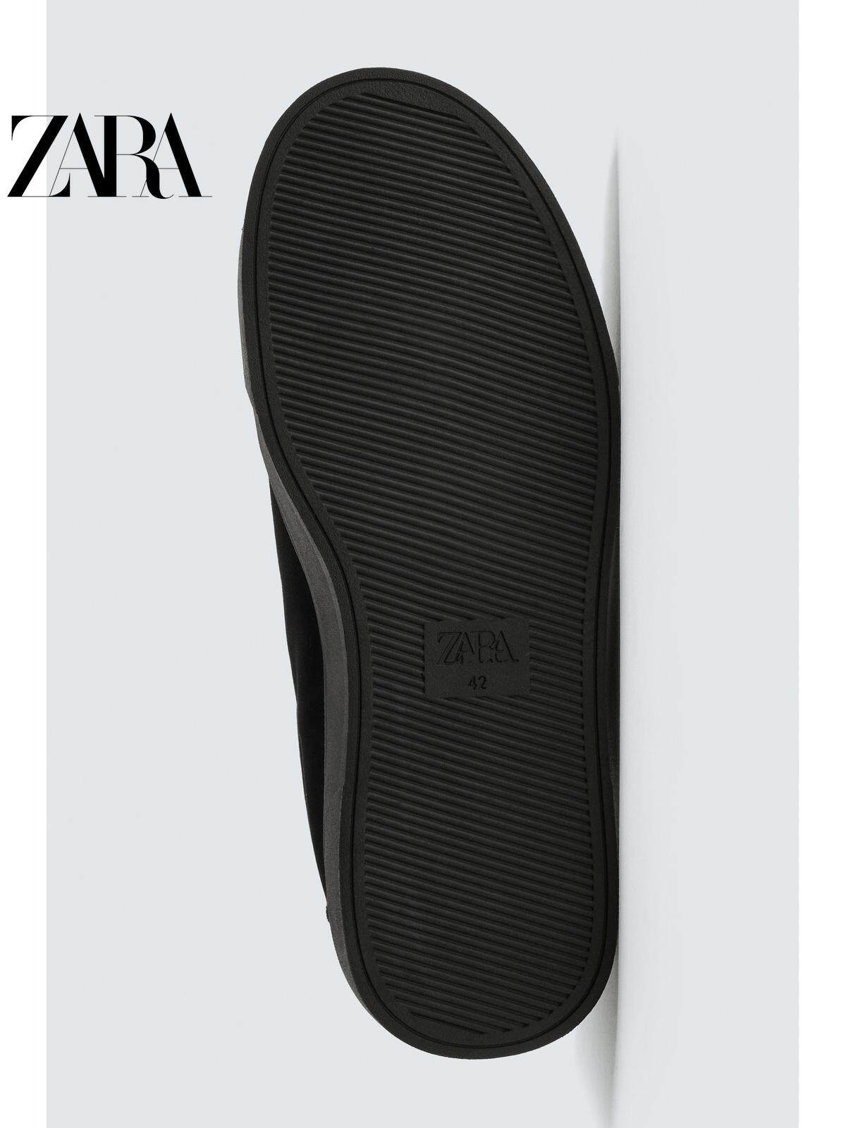 Tênis masculino leve com cadarço e detalhes em camurça, lançamento da coleção de verão 2026 da ZARA (código: 2209720 800).