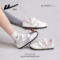 Sapatos de treino moral confortáveis e energéticos da Warrior Warrior, sapatos de malha simples versáteis, modernos e respiráveis, sapatos femininos de velcro de alto valor