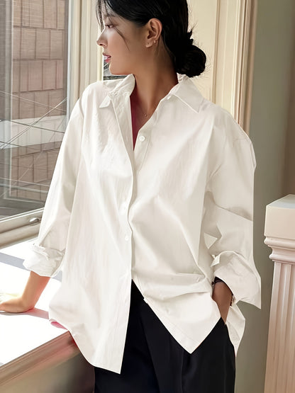 2024 Outono/Inverno Europeu e Americano Transfronteiriço Novo Casaco de Vestido Comprido de Cor Sólida Casual da Moda Elegante e Emagrecidor