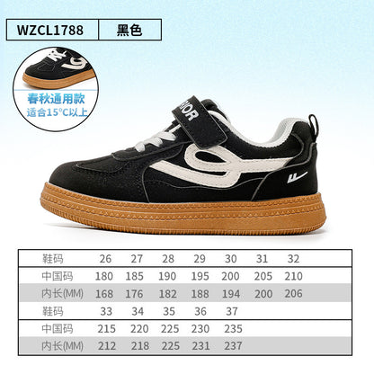 Os novos sapatos de rapazes e raparigas com blocos de cor e alta estética, design estiloso, ténis desportivos de moda versáteis, ténis confortáveis ao estilo coreano