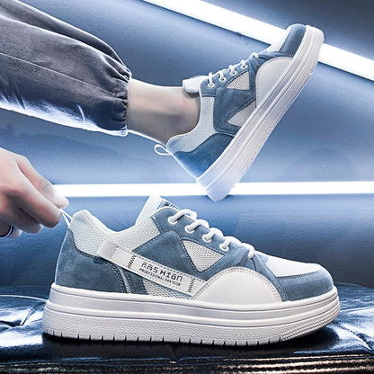 Sapatos masculinos de primavera, sapatos de malha versáteis e modernos, sapatos de praia masculinos, sapatos brancos masculinos, sapatos casuais, sapatos desportivos, sapatos de estudante, sapatos masculinos