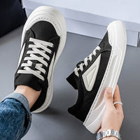 Sapatos de Homem de Lona 2025 Novo Verão Moderno Ténis Versáteis de Sola Grossa Respiráveis Desportivos Casuais Resistentes a Odores