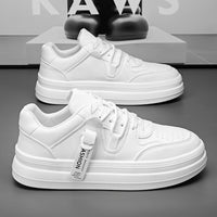 Sapatos Masculinos Novos de Sola Grossa de Outono 2024 para Aumento de Altura, Sapatos Brancos Coreanos Versáteis para Aumento de Altura, Sapatos Modernos Verde Neon para Homem