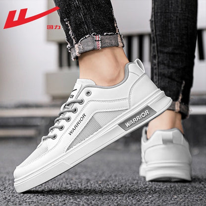 Sapatos casuais confortáveis de sola grossa para homem Warrior, novos ténis de moda de rede de verão com rede respirável, ténis versáteis e modernos