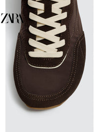ZARA 2026 Primavera/Verão Novos Sapatos Masculinos BAREFOOT Tênis Leves e Confortáveis 2394720 700