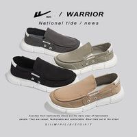 Sapatos de lona leves e confortáveis para pessoas de meia-idade e idosos, sapatos simples e respiráveis, sapatos preguiçosos, versáteis, fáceis de levar e de levar casuais de sola grossa