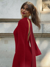 Vestido de moda elegante elegante e justa, elegante de fita para mulheres ao estilo europeu e americano ao estilo europeu e americano