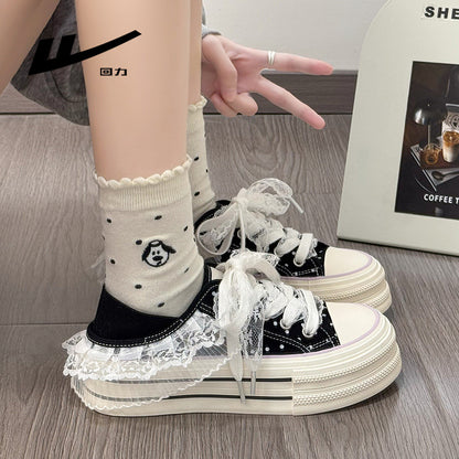 Os novos chinelos coreanos versáteis e na moda da Warrior, calças de solteiro feminino com sola grossa e bloco de cor, sapatos casuais confortáveis e de alto valor