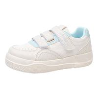 Sapatos de skate Warrior Fresh com sola grossa e blocos de cor, sapatos casuais versáteis sem atacadores com velcro, sapatos versáteis para estudantes para mulheres