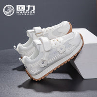 Os novos sapatos infantis de cano baixo, confortáveis e versáteis versáteis, sapatos casuais com velcro de design, sapatos sativos enérgicos e estilo academia