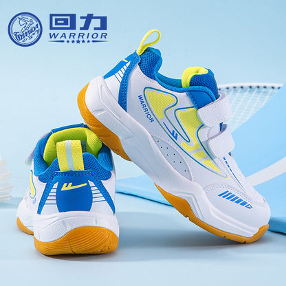 Novos ténis desportivos em pele, ténis de treino Warrior para rapazes e raparigas, sapatos casuais versáteis com velcro, sapatos leves com sola