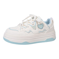 Sapatinas sapatinas versáteis para mulher com blocos de cor Warrior Dopamine, visual alto, design de ténis na moda, sapatos casuais de estilo preppy