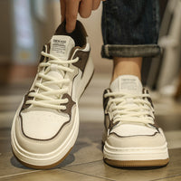 Sapatos masculinos 2025 nova marca da moda de primavera, sapatos casuais de alta gama e respiráveis, design desportivo de nicho para estudantes, ténis